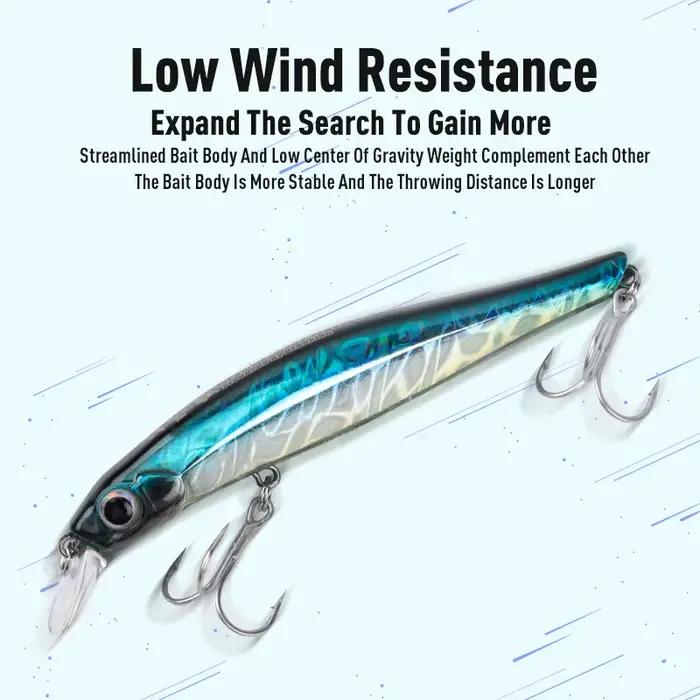 Leurre minnow coulant LEYDUN Artist FR Silence 80-105mm - jerkbaits haute qualité pour bar de mer