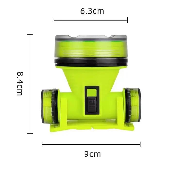 Lampe frontale plongée étanche 350m rechargeable pour pêche sous-marine et spearfishing