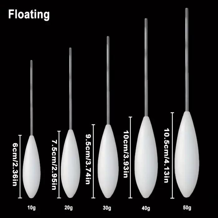 Flotteur bombard acrylique pour la pêche de la carpe et du black bass, flotteur coulissant pêche en étang