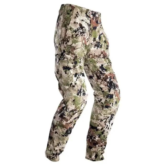 Pantalon technique camouflage alpin de qualité - Pêche en montagne, sports outdoor, confort respirant