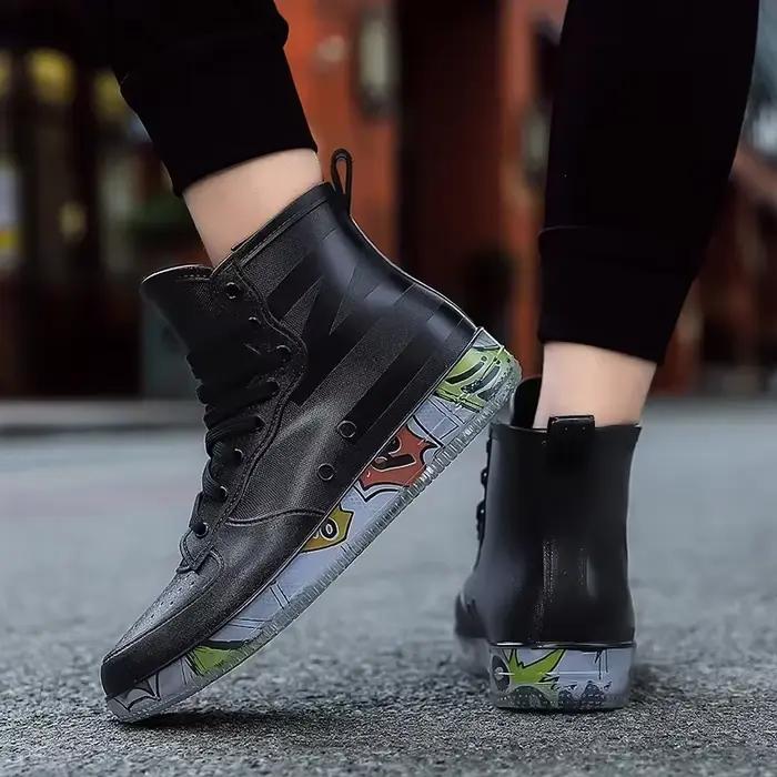 Bottes de pêche homme 2023 imperméables antidérapantes caoutchouc durable chef travail