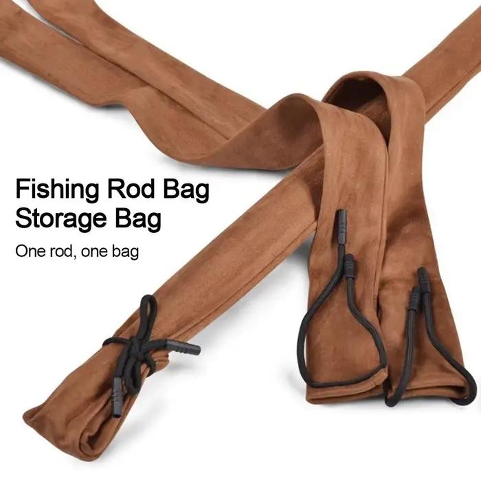 Sac de rangement cannes pêche pliable portable grande capacité toile pêcheur extérieur