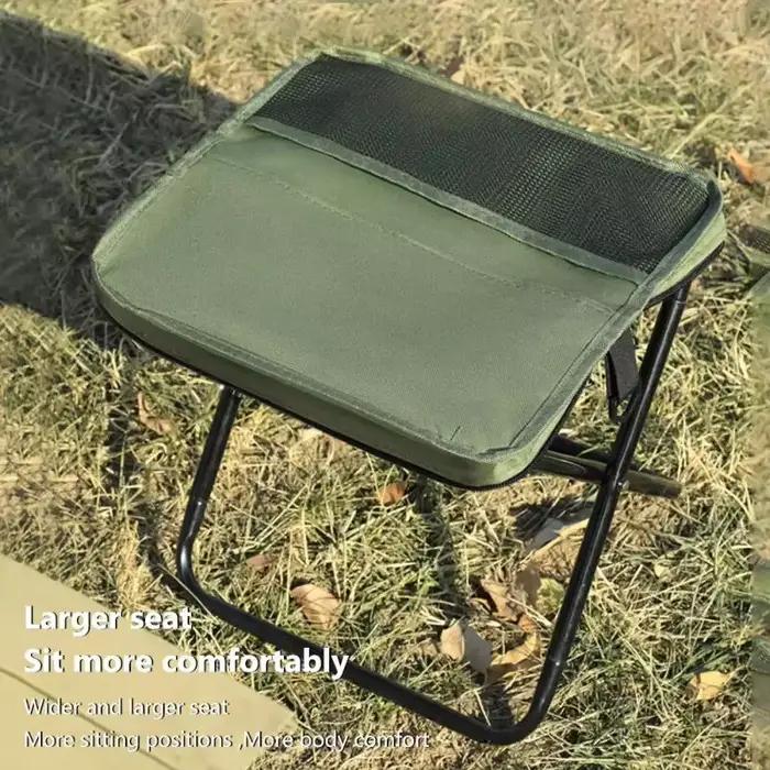 Tabouret pliant pêche portable ultra léger avec sac de transport randonnée camping