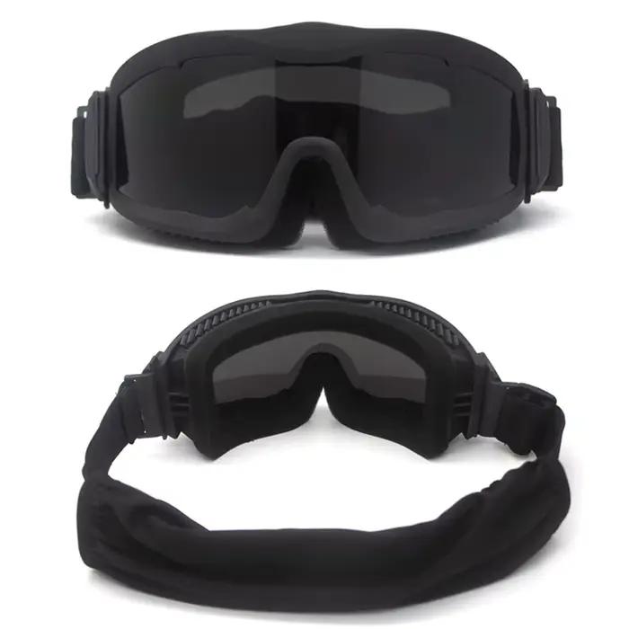 Lunettes tactiques 2024 anti-explosion 3mm pour chasse paintball pêche - protection maximale