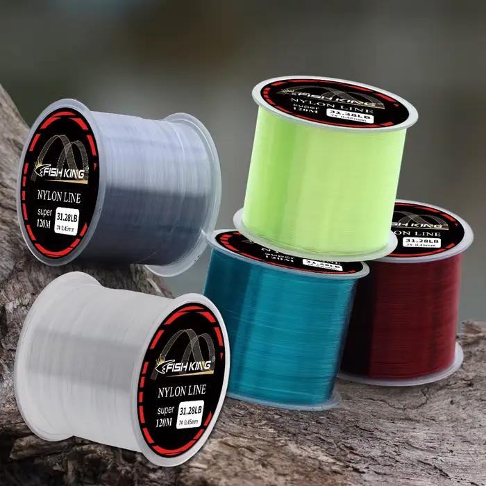 Ligne de pêche monofilament NGB Super Strong 120m pour carpe, nylon japonais haute résistance 0.14-0.60mm