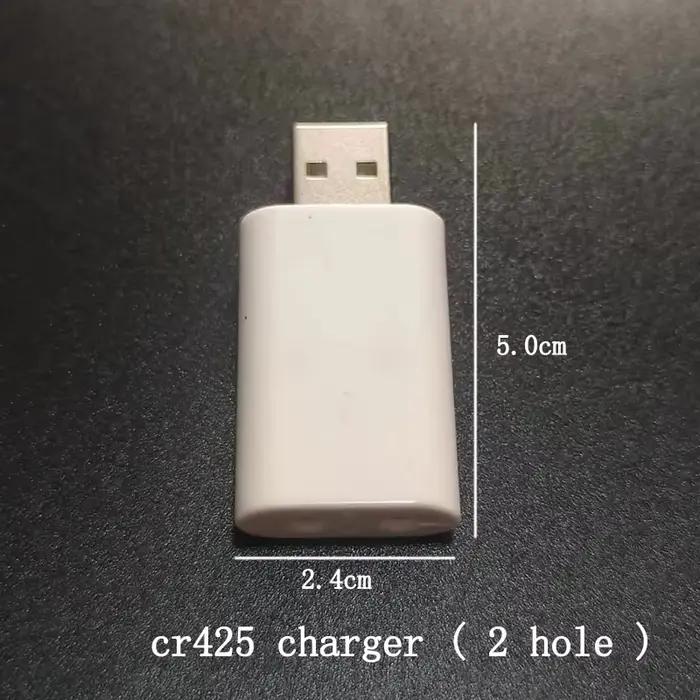 Chargeur USB pour batterie rechargeable CR425 CR322 et lumière de pêche lumineuse, flotteur électronique pour la