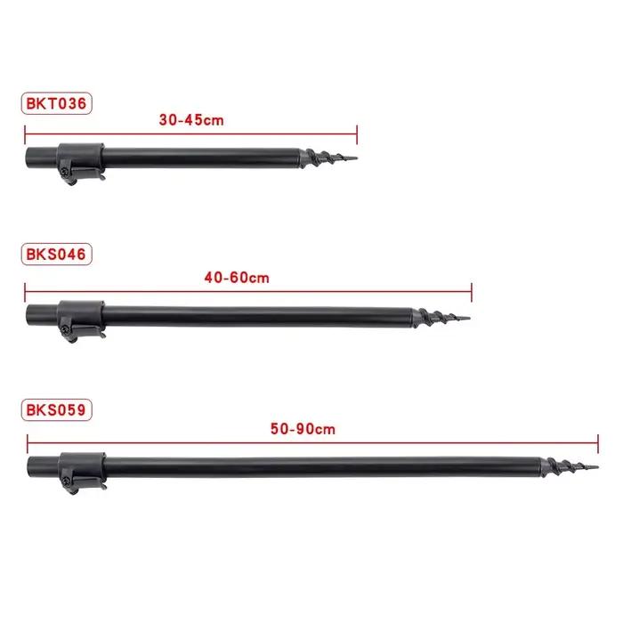 Support de canne aluminium 2 pièces Hirisi pour pêche carpe bankstick rod pod