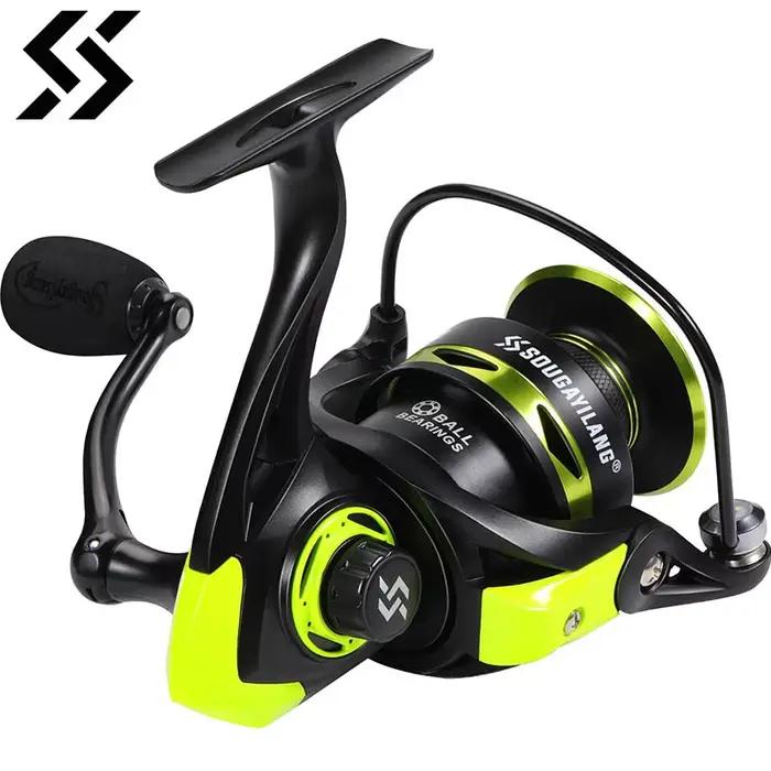 Moulinet spinning Sougayilang 1000-4000 5.2:1 haute vitesse aluminium max drag 10kg