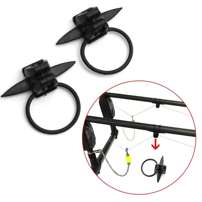 2 clips miniatures et bobbins pour ligne carpe, indicateurs swingers et alarmes