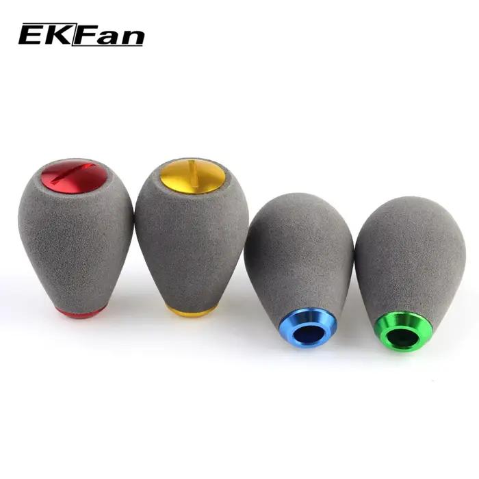 Poignée de moulinet pêche EVA grise EKFan pour roulements 7x4x2.5mm casting et spinning