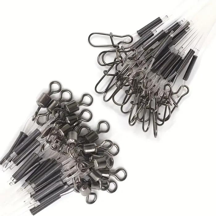 Ligne de pêche fluorocarbone 7-18kg avec blocage rapide et test de pression pour canne à moulinet