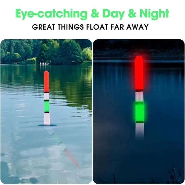 Lumineux EVA Flotteur de Nuit pour Pêche en Mer, Bouchon Fluorescent 10g 15g 20g