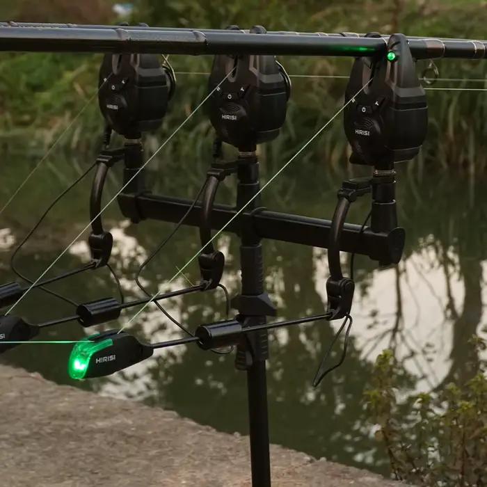 Support de canne télescopique Hirisi en aluminium - Banksticks réglables pour rod pod pêche de la carpe