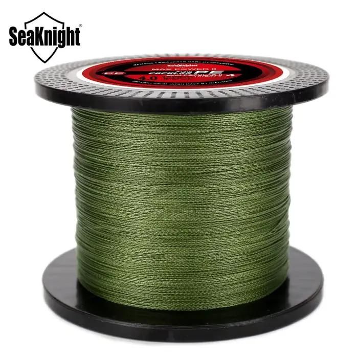 Ligne de pêche tressée Seaknight TP PE 500M 1000M 8-80LB pour carpe et pêche sportive