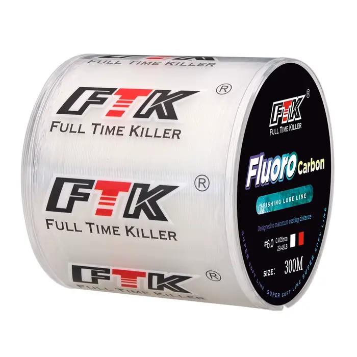Ligne fluorocarbone 300m-500m pour bas de ligne et leurres coulants qualité Japon 4.13-34.32LB