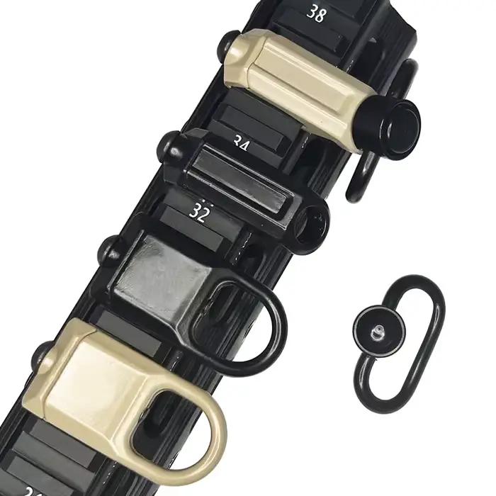 Attache rapide tactique RSA GBB pour rail 20mm accessoire de sangle pour fusil de chasse et pêche robuste et résistant à l'extérieur