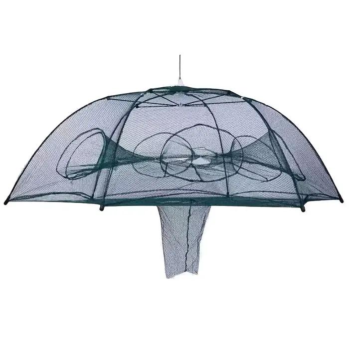 Filet de pêche hexagonal pliable portable - Idéal pour crevettes et petits poissons en eau douce