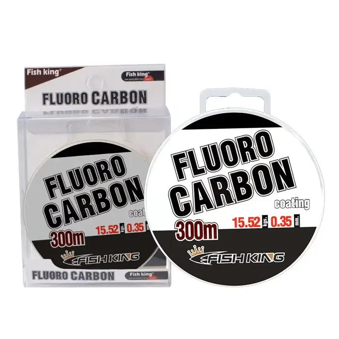 Ligne fluorocarbone coulante 300m 0.30-0.50mm monofilament carpe leader Japonais fibre carbone
