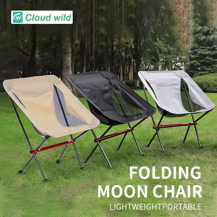 Chaise dossier pliante compacte pêche - Tabouret pliant ultraléger pour camping et pique-nique