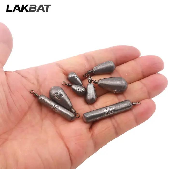 Plombs de pêche goutte d'eau LAKBAT 3.5g 5g 7g 10g 14g 20g pour pêche en mer variété poids usages occassions spéciales