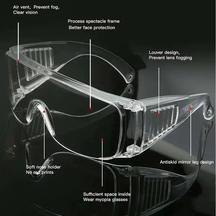 Lunettes de protection anti-UV et anti-impact pour pêche, sécurité navigation et bricolage