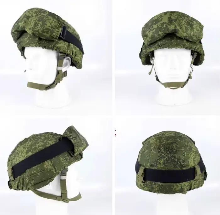 Housse de casque et étui lunettes camouflage EMR/MOX pour pêche - Accessoire de rangement russe 6B47