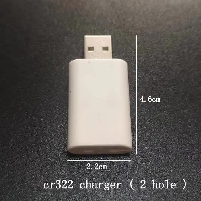 Chargeur USB pour batterie rechargeable CR425 CR322 et lumière de pêche lumineuse, flotteur électronique pour la