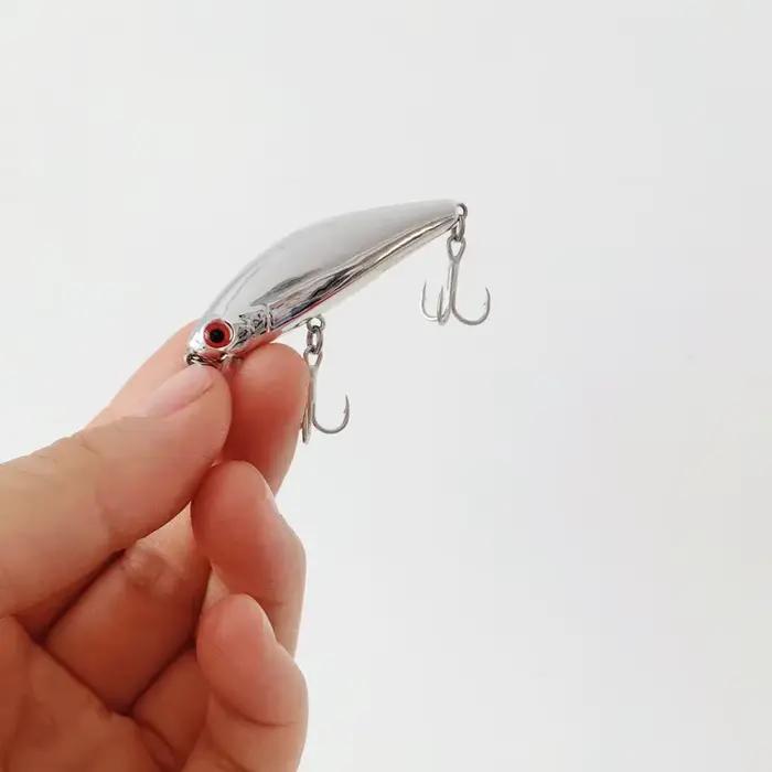 Leurre dur Mini Laser Minnow 5.5cm 6.5g, appât nageur sinking pour bar et carnassiers en eau