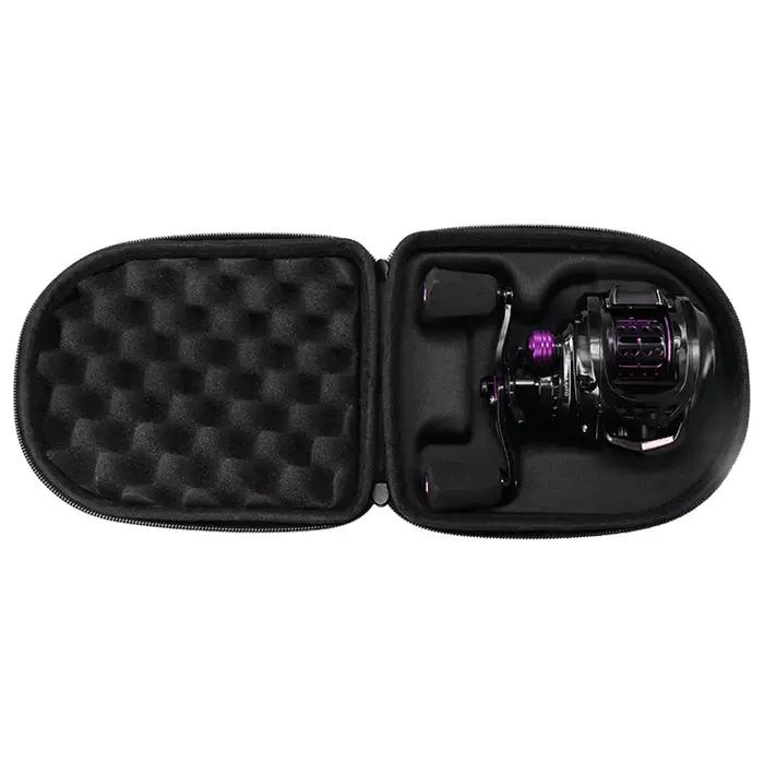 Boîtier protection moulinet pêche étanche EVA : coffret anti-choc avec mousse anti-pression intégrée