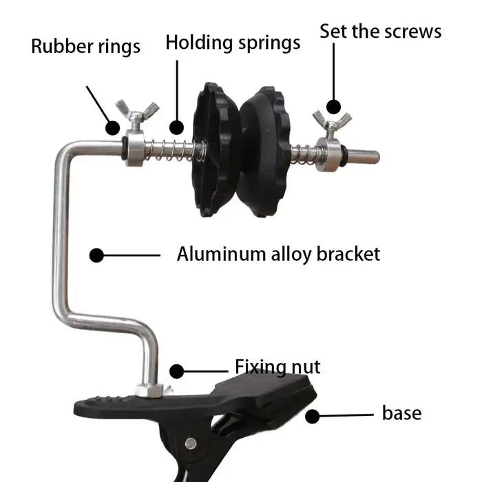 Machine à enrouler ligne de pêche portable JSFUN pour moulinet casting et spinning outil de montage