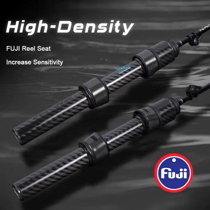 Canne Nano Jig spinning ultra-légère 1.68m 1.83m 0.5-2g action rapide truite bar eau douce mer