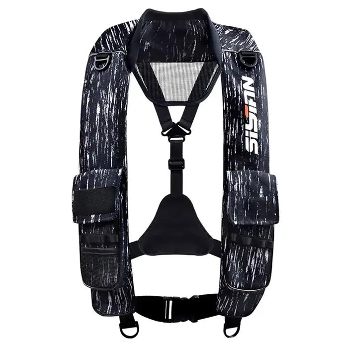 Gilet de pêche gonflable automatique sécurité adulte léger marine raft kayak natation multifonction