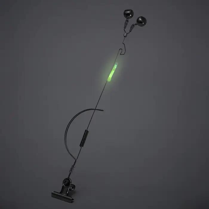 Alarme de touche réglable pour canne à pêche carpe en acier inoxydable - indicateur clip
