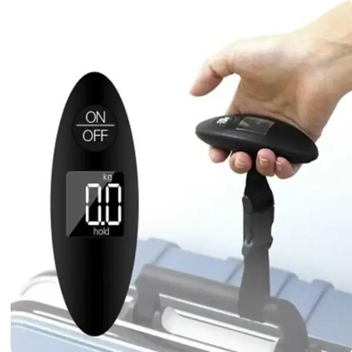Pèse-bagages électronique LCD 40kg précision 100g portable crochet pêche balance voyage compacte