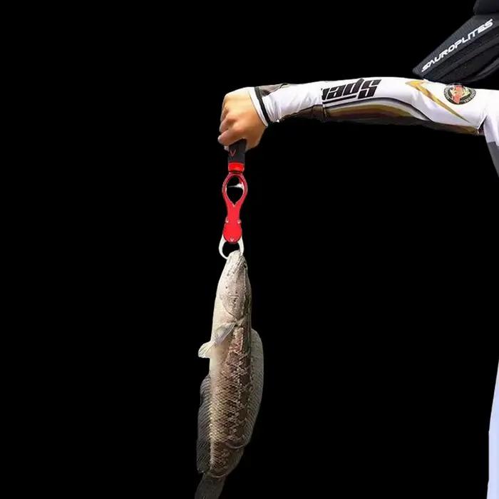 Pince de saisie poissons en alliage aluminium avec balance intégrée - accessoire pêche