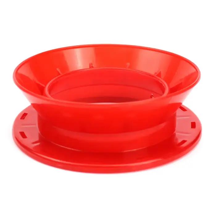 Bobine circulaire pour enroulement fil de pêche 120x80mm avec poignée plastique et anneau de guidage