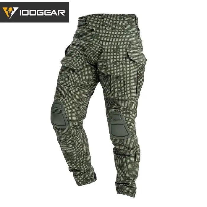 Pantalon combat IDOGEAR G3 gen3 avec genouillères pêche sport - Camouflage MC qualité 3201