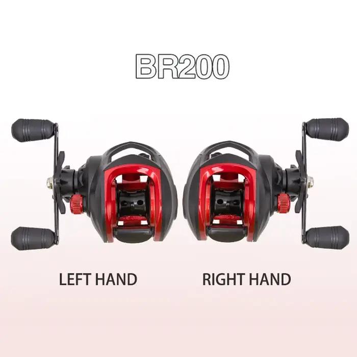Moulinet casting BILLINGS BR ratio 7.2:1 18+1BB drag 18LB pour pêche eau douce et mer précise