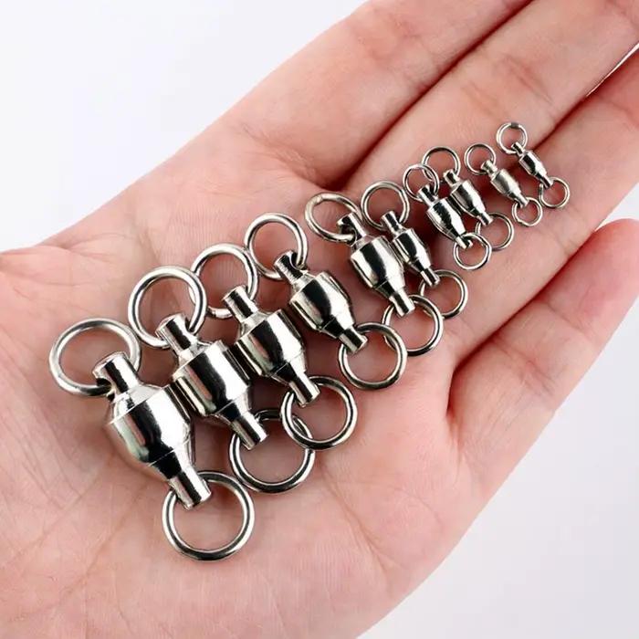 Émerillons à roulement à billes FishTrip en acier inoxydable pour pêche en eau salée et douce occasions spéciales