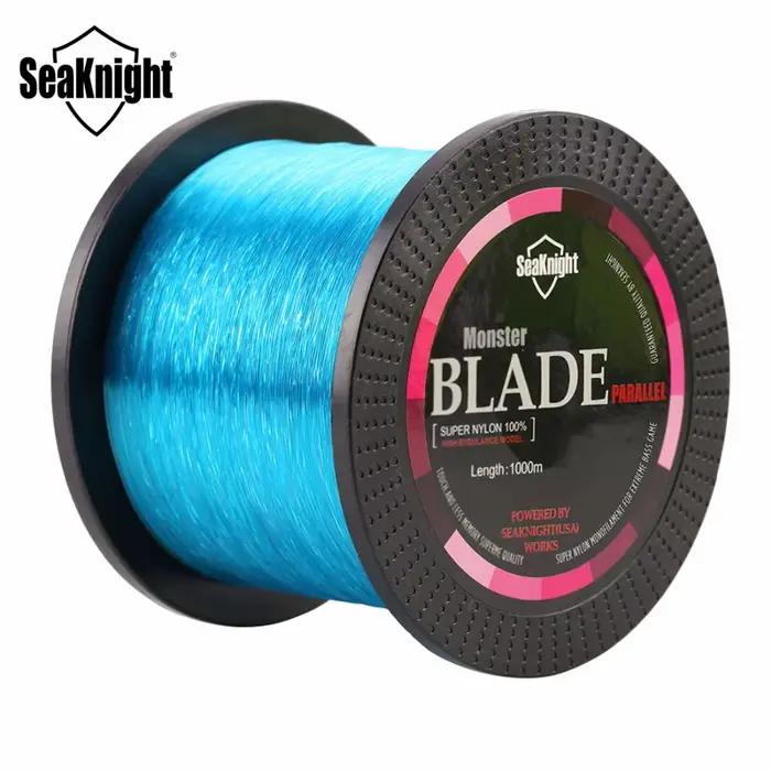 Ligne de pêche SeaKnight 1000M en nylon mono filament adaptable à la pêche en eau douce et salée pour une utilisation sur plage, en bateau ou en rivière