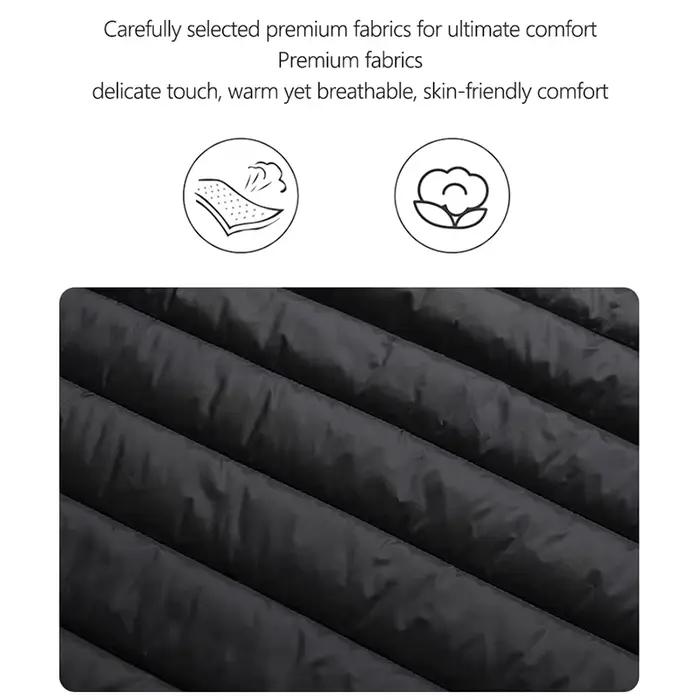 Gilet chauffant homme et femme 16 zones chauffantes hiver veste chauffage constant sans batterie