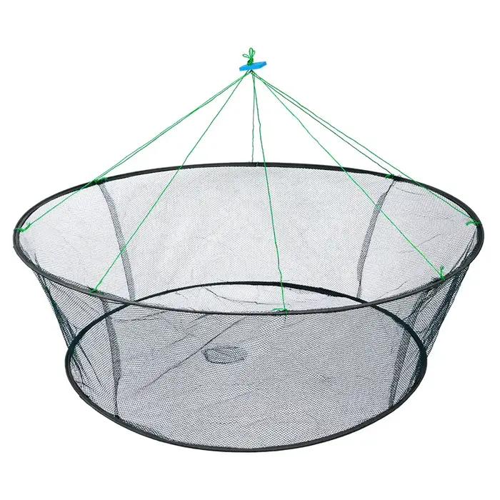 Filet élastique pliant 80cm pour crevettes anguilles et crabes piège à appâts pêche casting