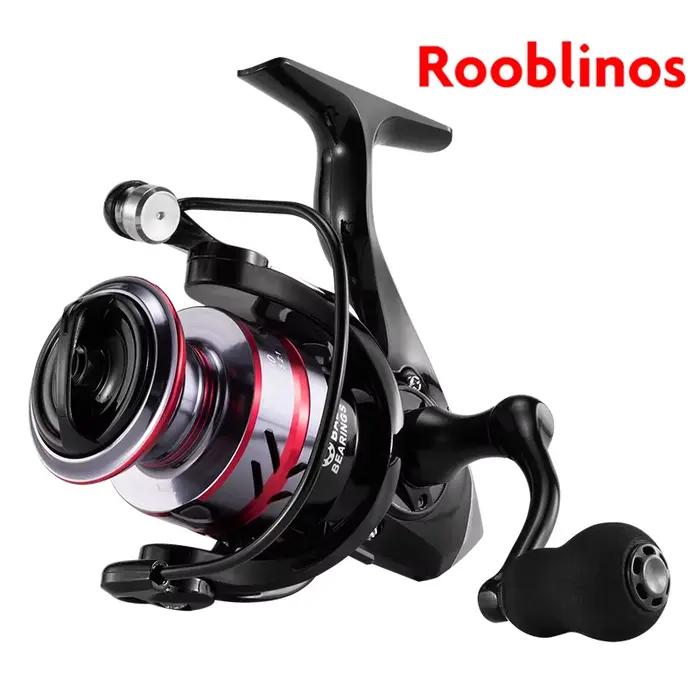 Moulinet spinning ROOBLINOS DH ultra-léger cadre métal - Pêche mer et eau douce rapide