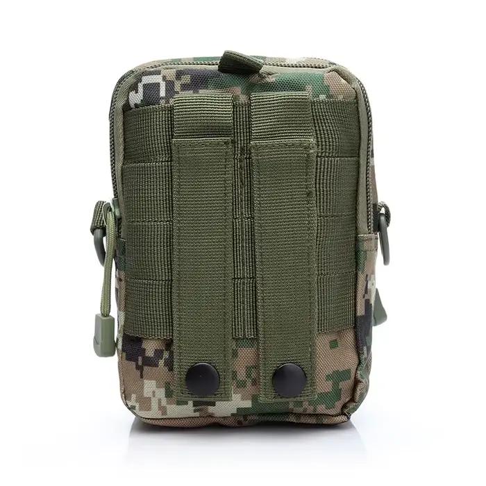 Sac banane camouflage pêche tactique - Ceinture zippée étanche pour téléphone et accessoires pêche