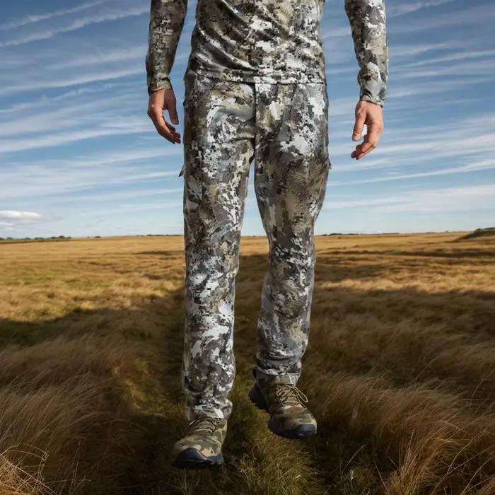 Pantalon traversée séchage rapide élastique 4 côtés - Pêche, camouflage outdoor, chasse léger