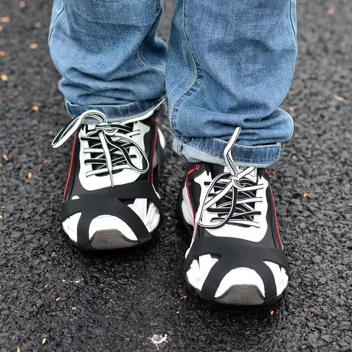 Crampons amovibles semelle bottes pêche récif rocheux antidérapants acier inoxydable 304 couvre-chaussures