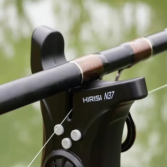 Alarme de touche Hirisi N37 pour pêche au feeder - Contrôle volume, tonalité, sensibilité avec indicateur LED