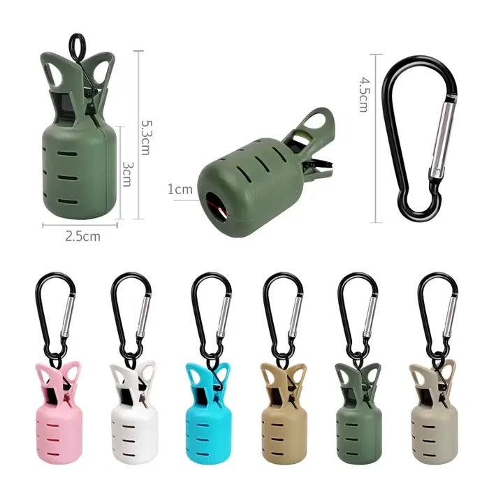 Kit de 6 protections pour leurres calmar Egi - Housses parapluie seiche avec mousqueton pour canne à pêche