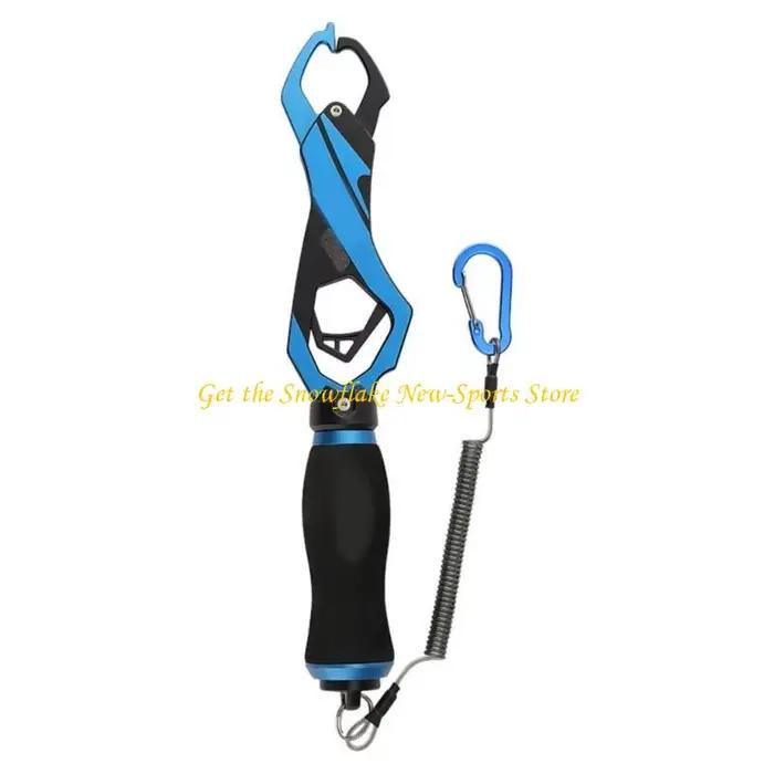 Pince à prise E56D BLOOKE avec pèse-poisson intégré - Grappin et décrocheur en alliage aluminium pour poissons