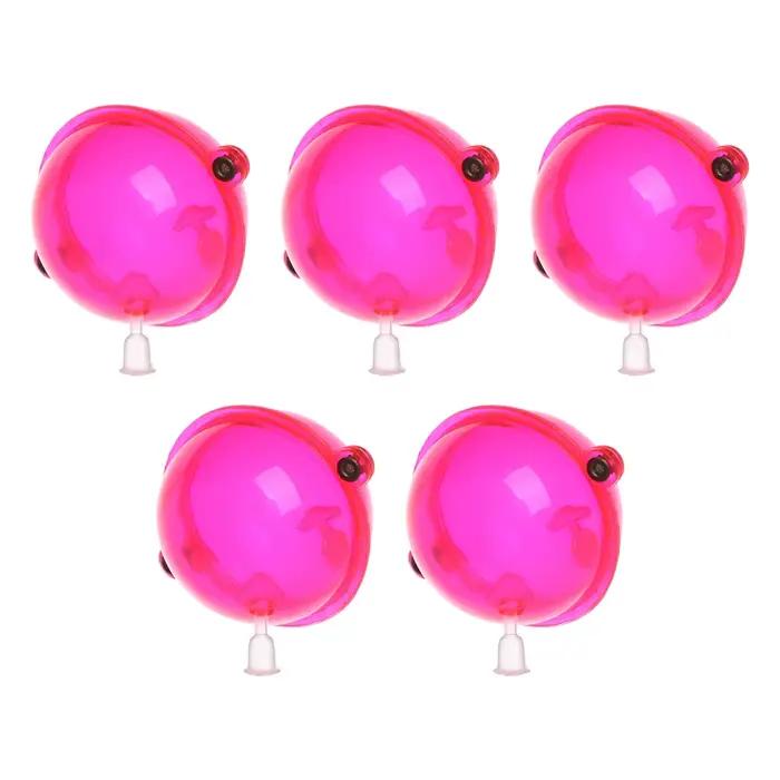Lot de 5 flotteurs de pêche bulles ABS bleus et rouges 25 32 40 47mm pour